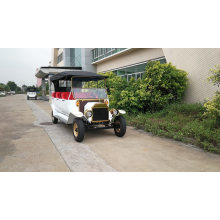 Vintage 8 Seats Electric Vehicles 4 Wheel Battery Powered Golf Carts